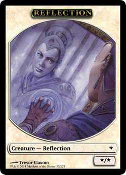 X X White Reflection Creature Token Mtg Onl Tokens