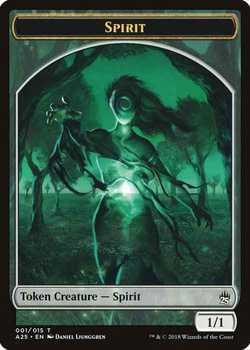 1/1 Colorless Spirit Creature Token | MTG.onl Tokens