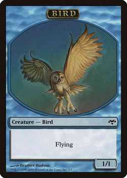 1 1 Blue Bird Creature Token MTG.onl Tokens